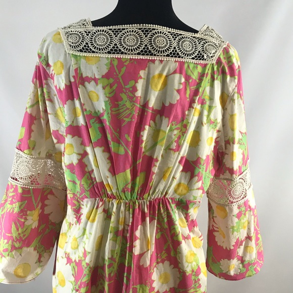 LILLY PULITZER Empire Pink Daisy dress - Picture 9 of 16
